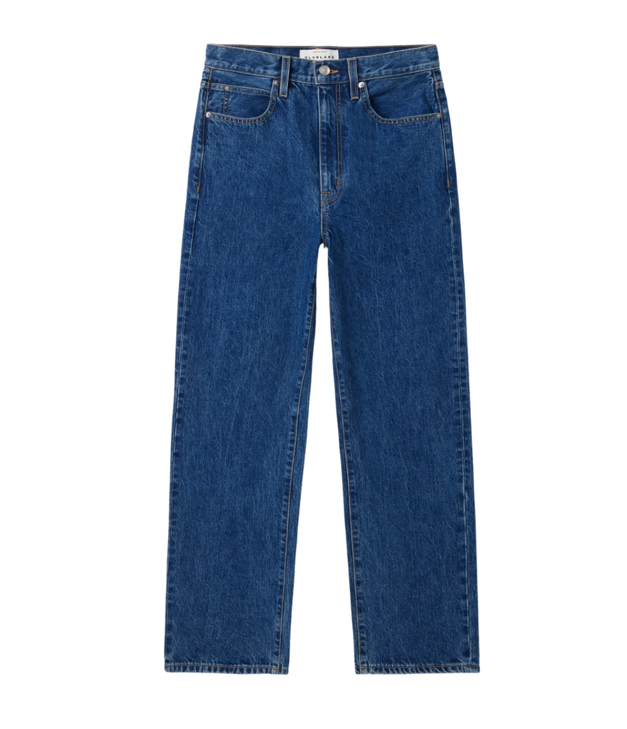 SLVRLAKE Koko High Rise Straight Jean in Claremont Sale