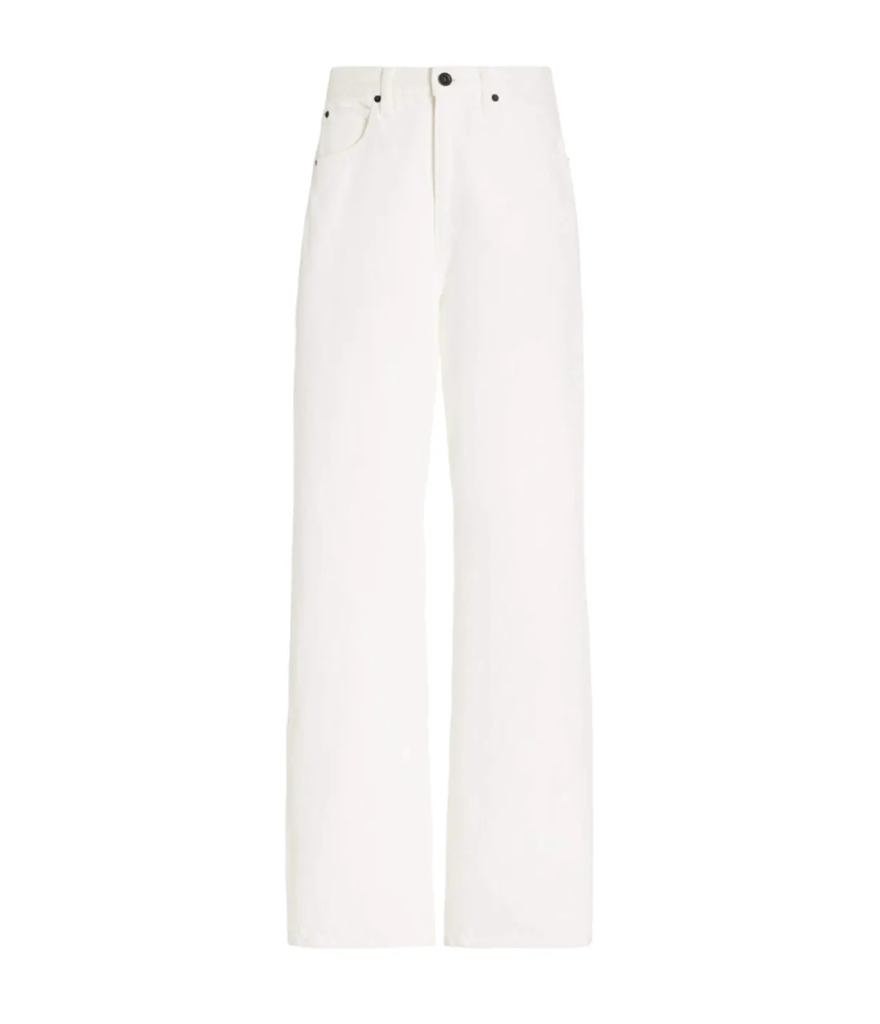 SLVRLAKE Koko High Rise Straight Jean in White Best Sale