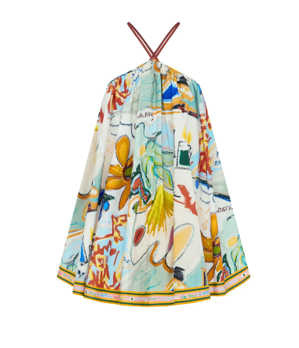 ALEMAIS La Charrasca Mini Dress in Multi Cheap