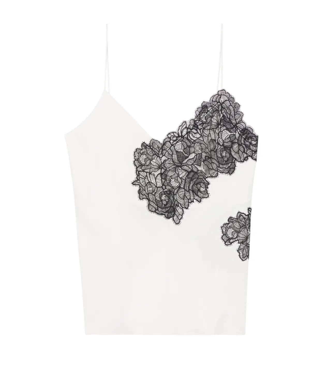 ROHE Lace Camisole in Optic White Hot