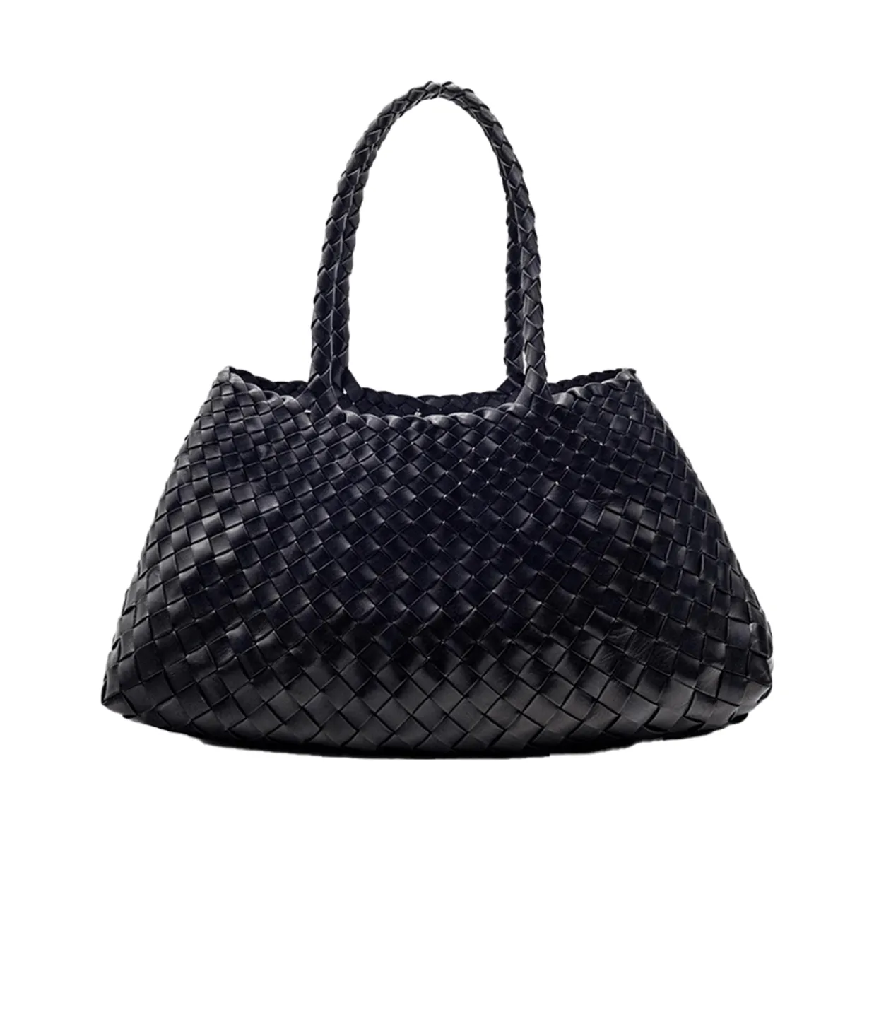 Dragon Diffusion Large Santa Croce Leather Bag in Black Cheap