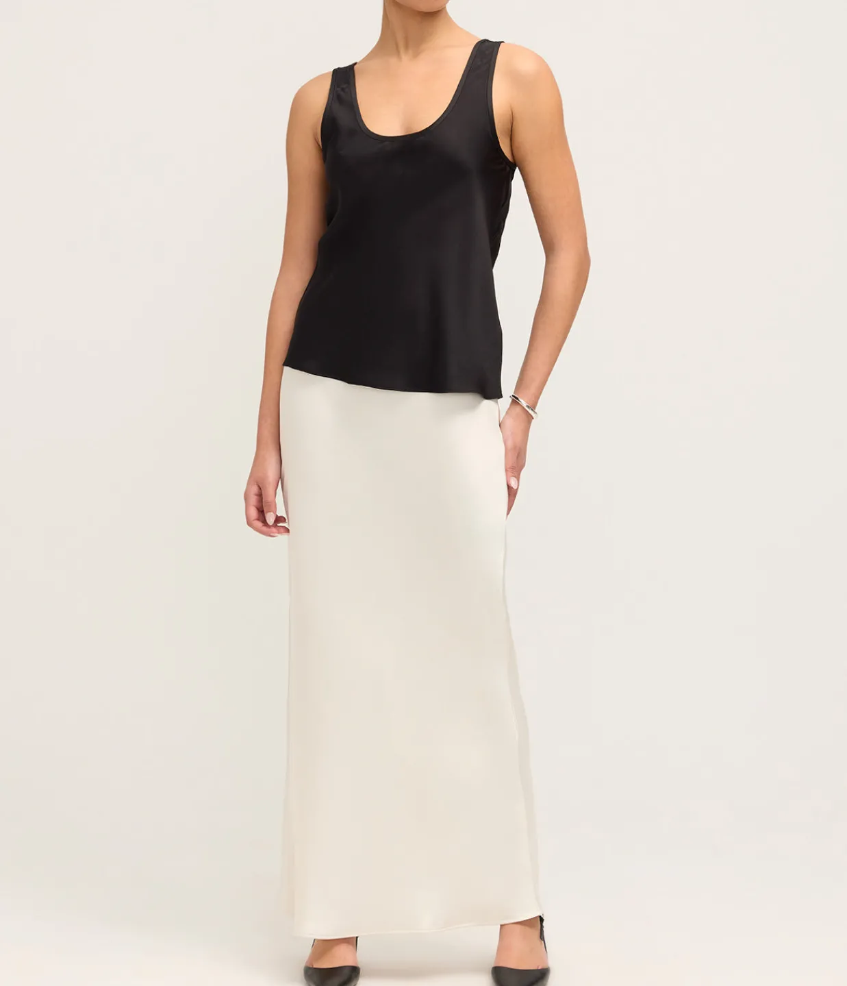 Anine Bing Lea Top in Black Clearance