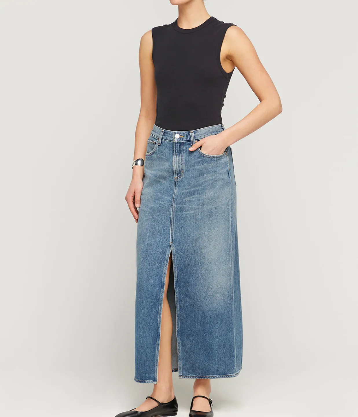 Agolde Leif Low Slung Skirt in Swing Cheap