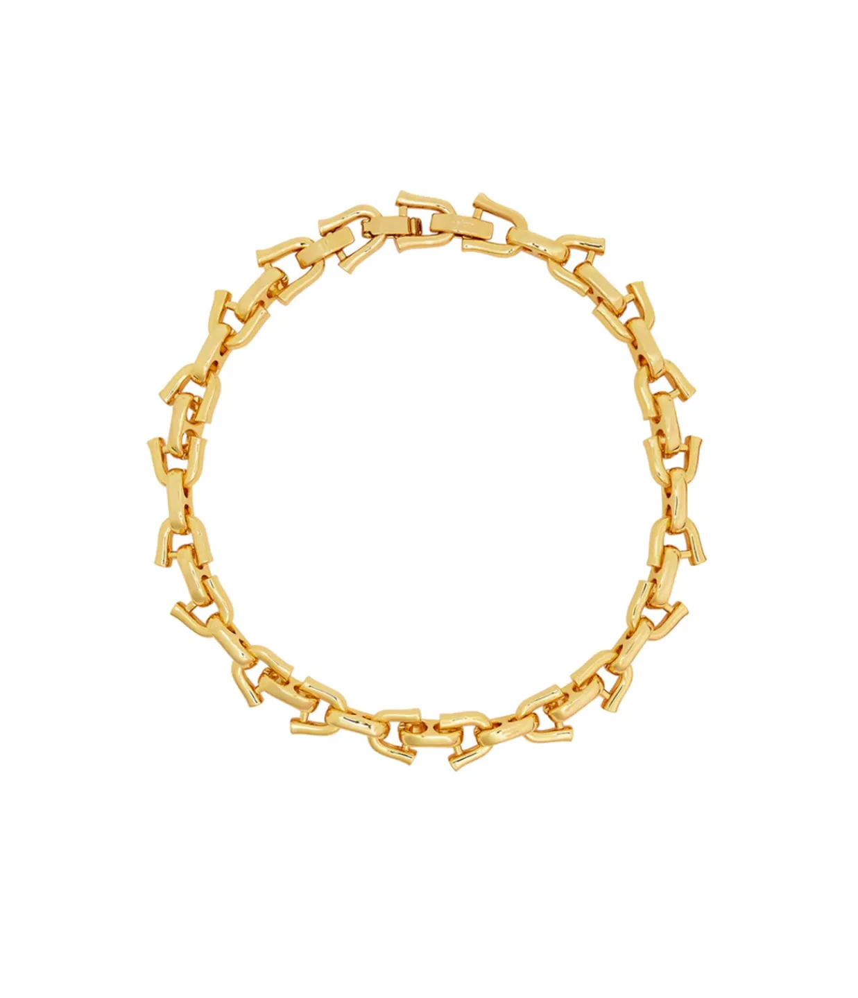 Rylan Link Statement Necklace in Gold Best