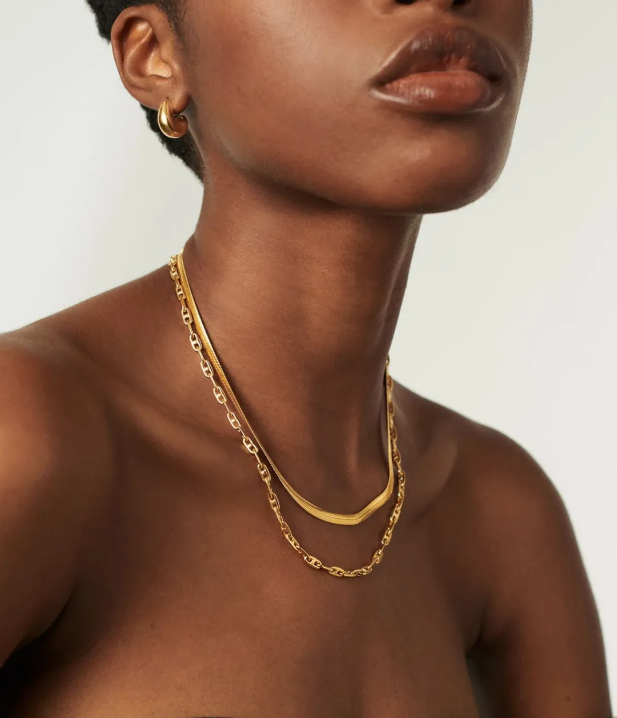 Missoma Long Mariner Chain in Gold Best