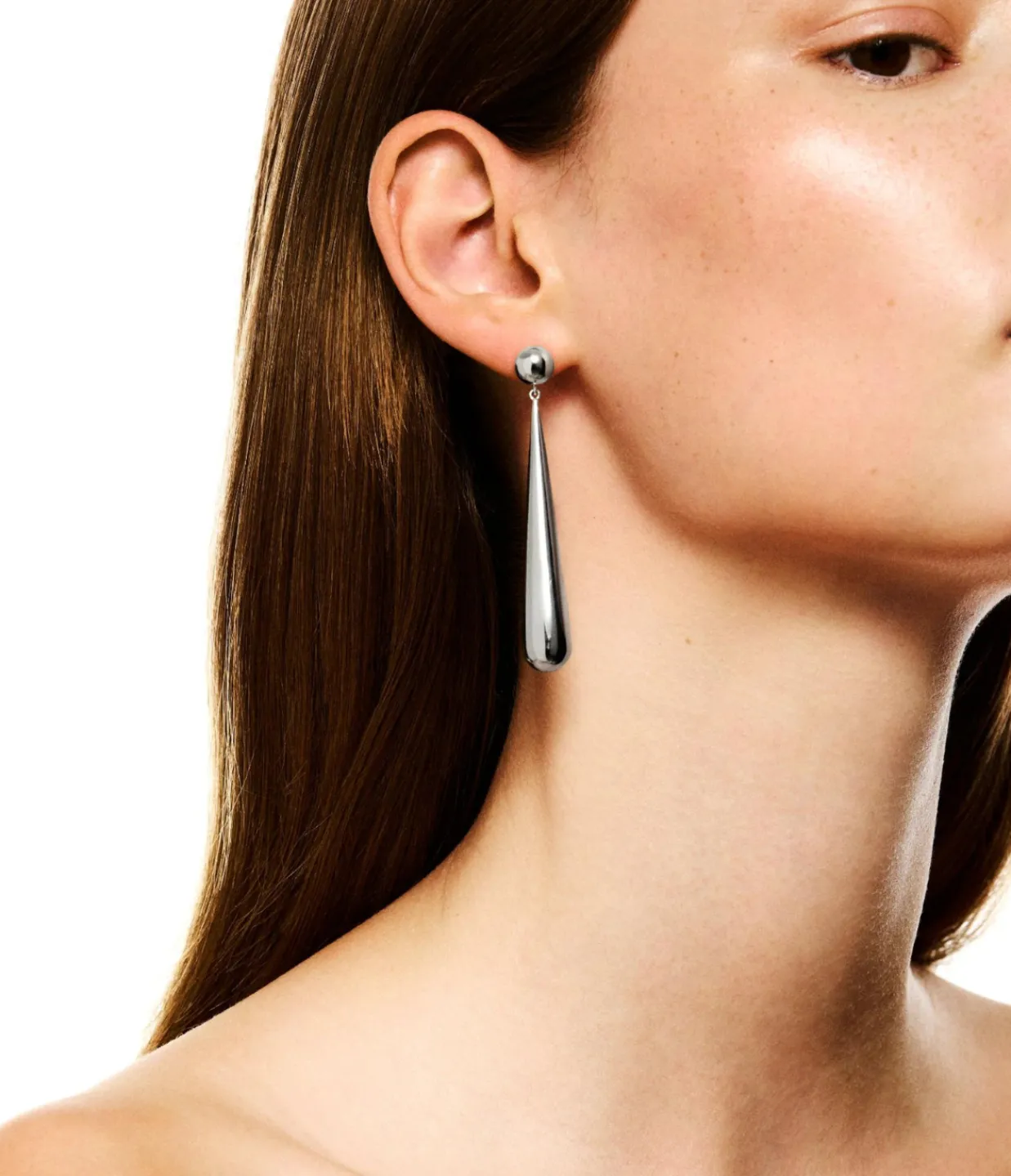 Lie Studio Louise Earrings in Silver Discount