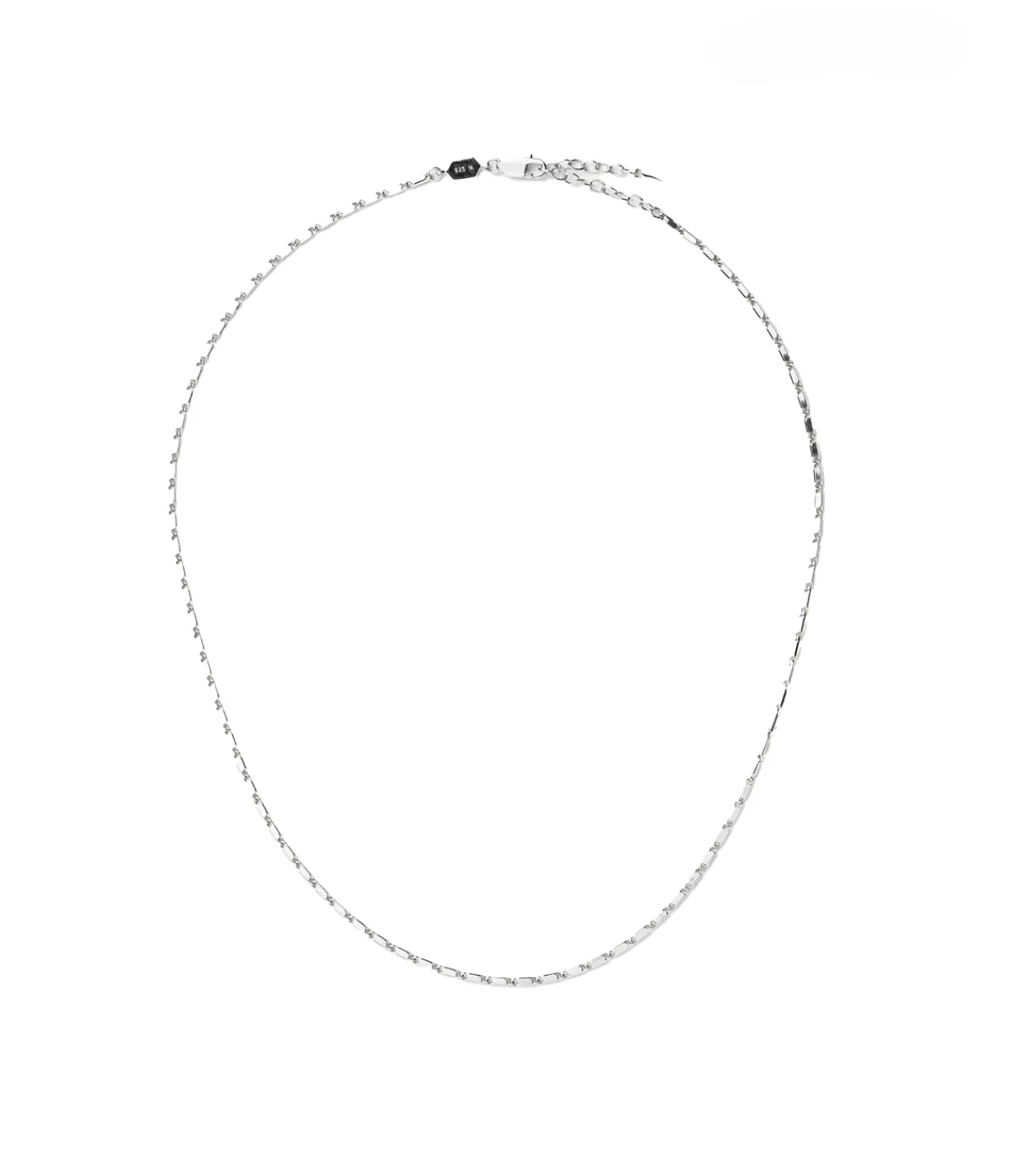Missoma Lucy Williams X Textured Link Chain Necklace in Silver Cheap