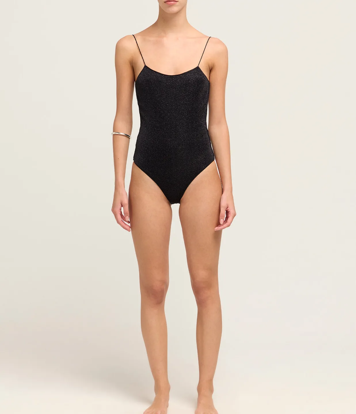 Oseree Lumiere One Piece in Black Best