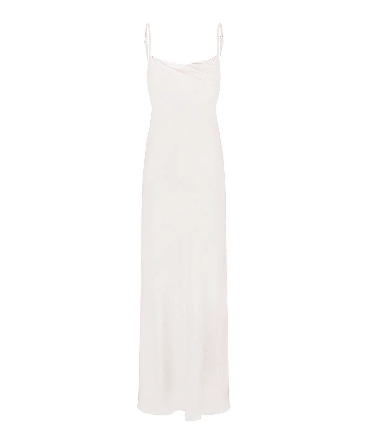 Anna October Luna Cowl Neck Maxi Dress in Ivory Flash Sale