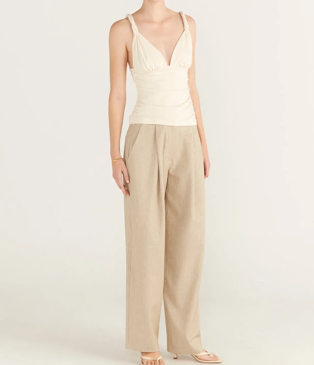 Hansen & Gretel Macris Tank in Vanilla Clearance