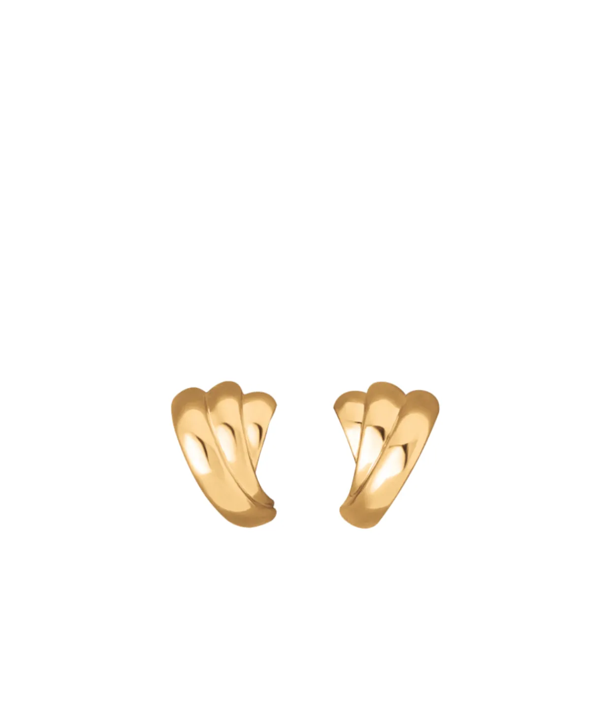 Lie Studio Magda Earrings in Gold Fashion