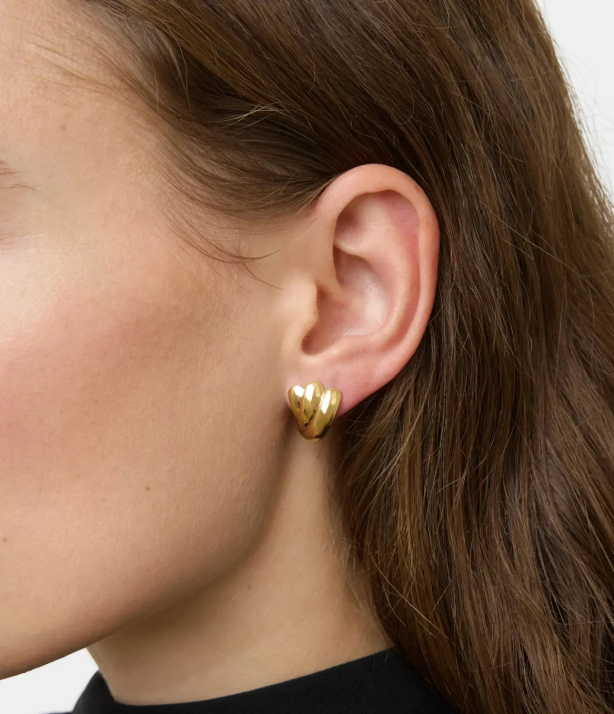 Lie Studio Magda Earrings in Gold Fashion