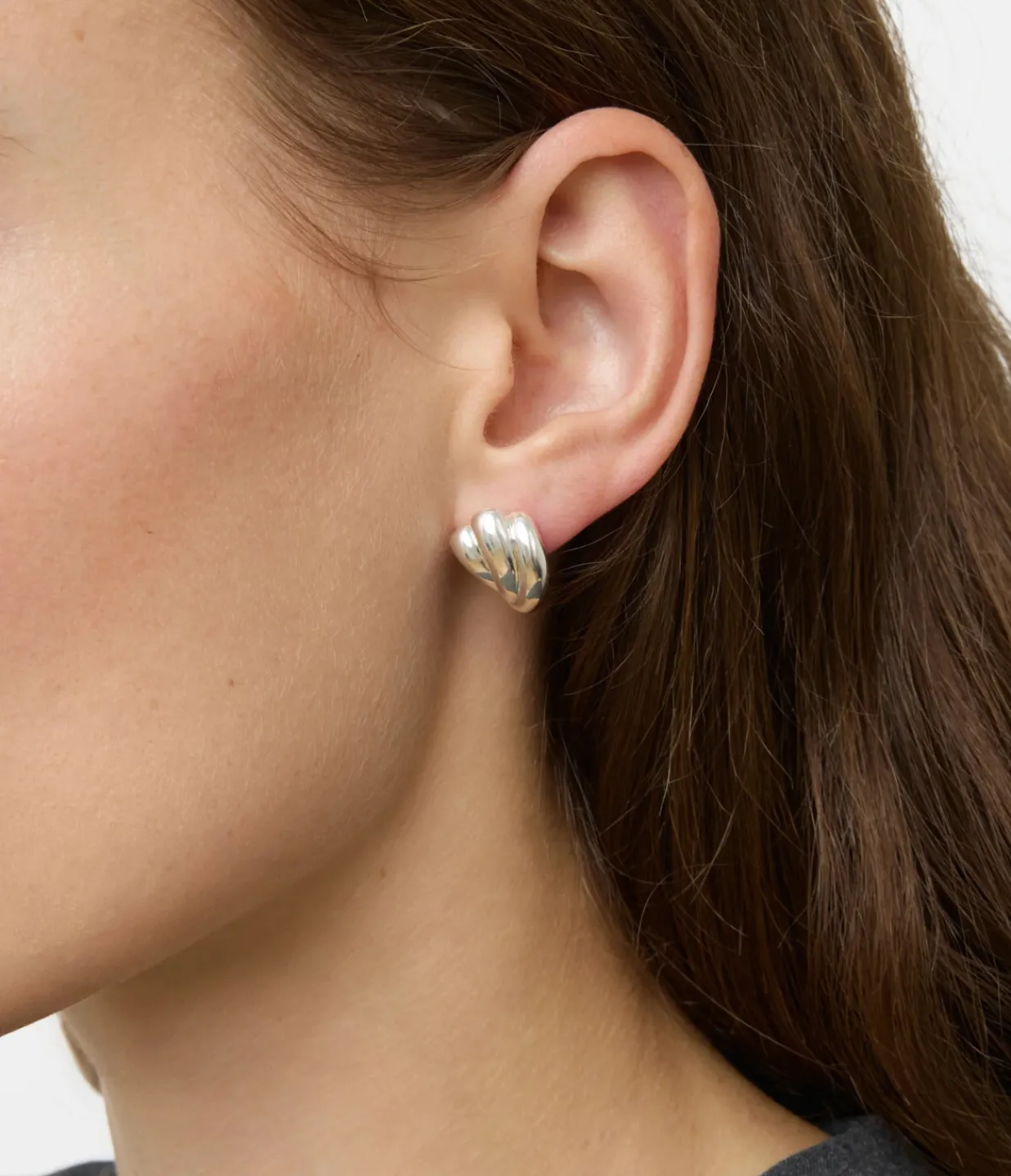 Lie Studio Magda Earrings in Silver Cheap