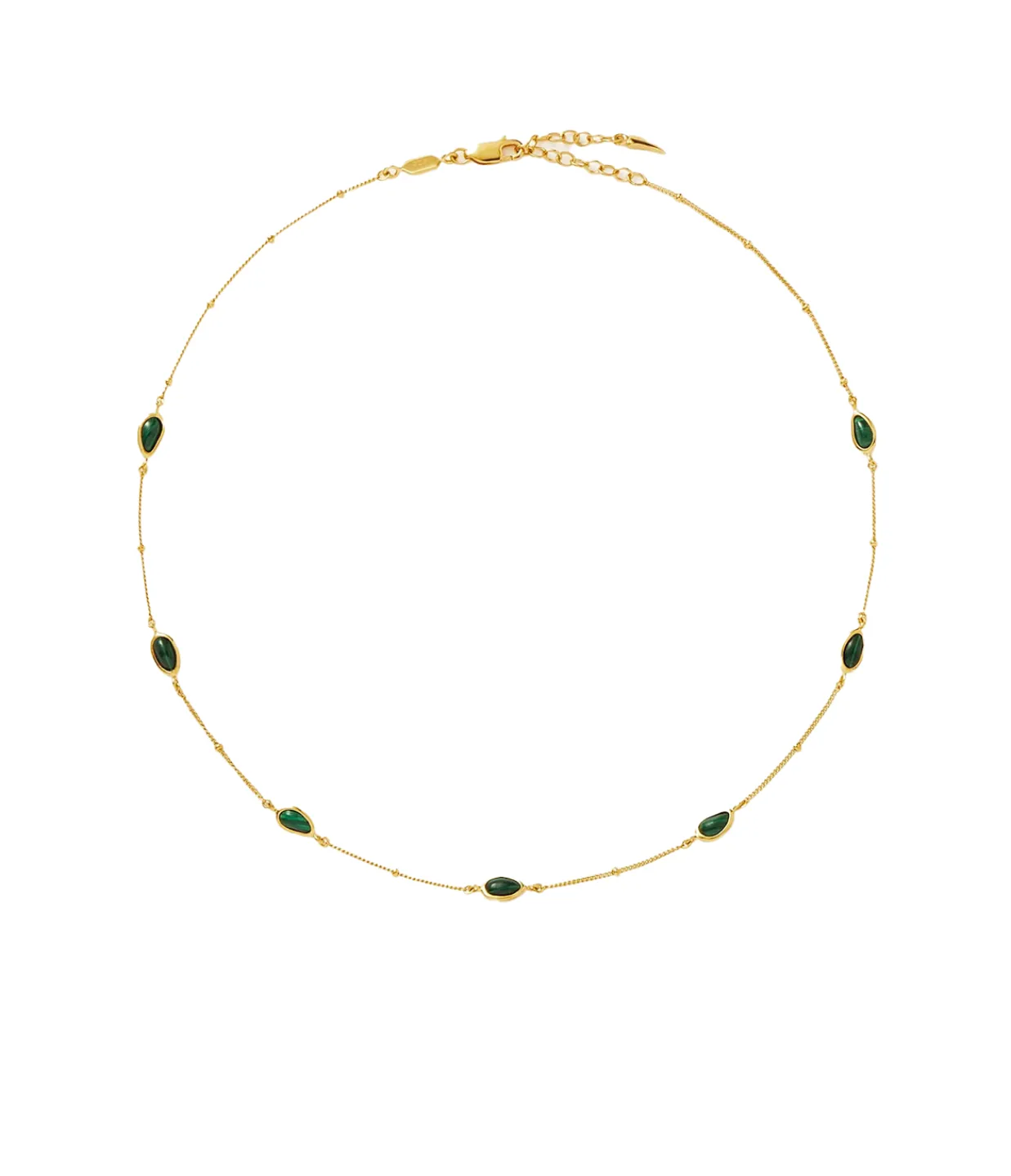 Missoma Magma Gemstone Charm Choker in Gold Flash Sale