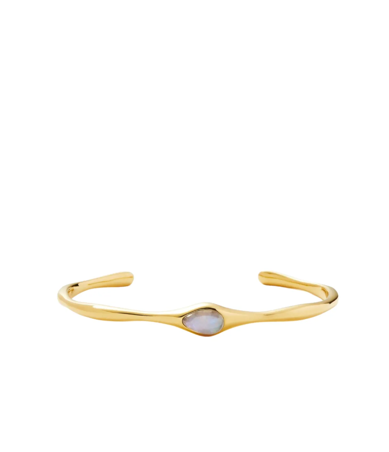 Missoma Magma Gemstone Cuff Bracelet in Gold Flash Sale