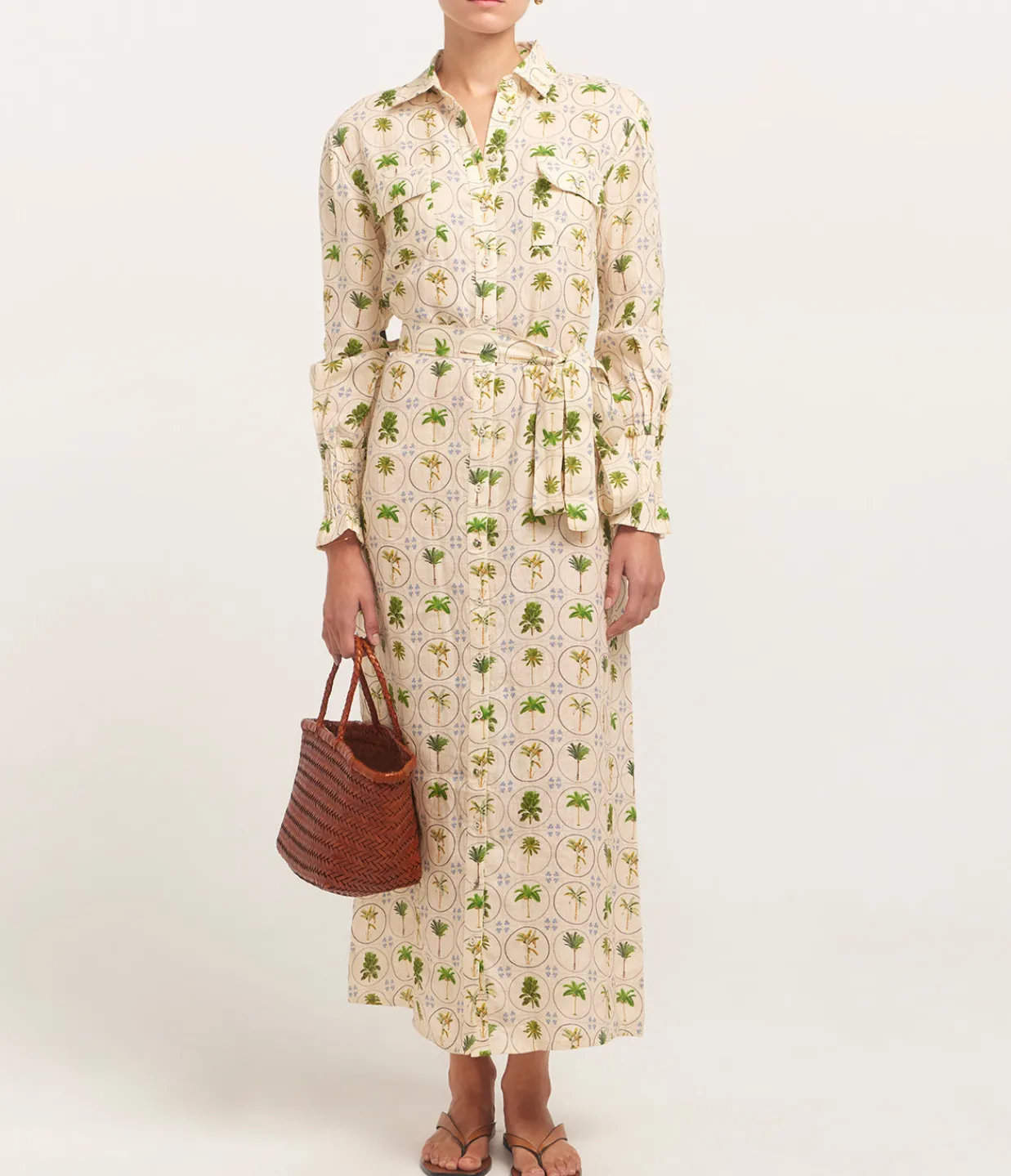 Palm Noosa Marigold Dress in Tropical Palms Discount