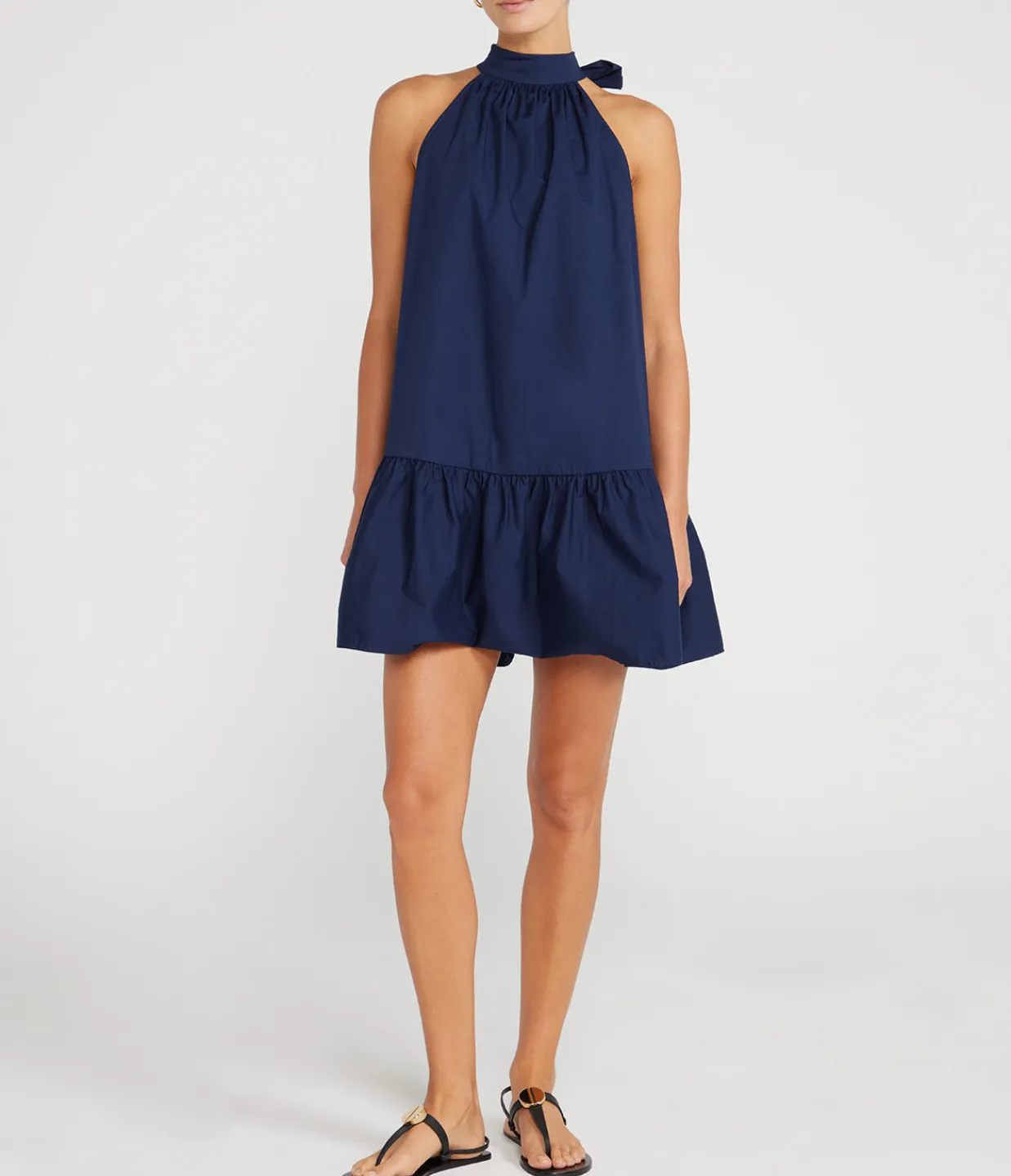 Staud Marlowe Mini Dress in Navy Fashion