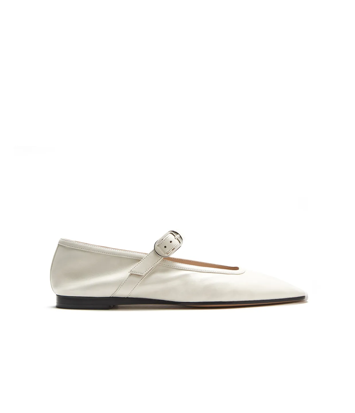 Le Monde Beryl Mary Jane Ballet Flat in Ecru Best Sale