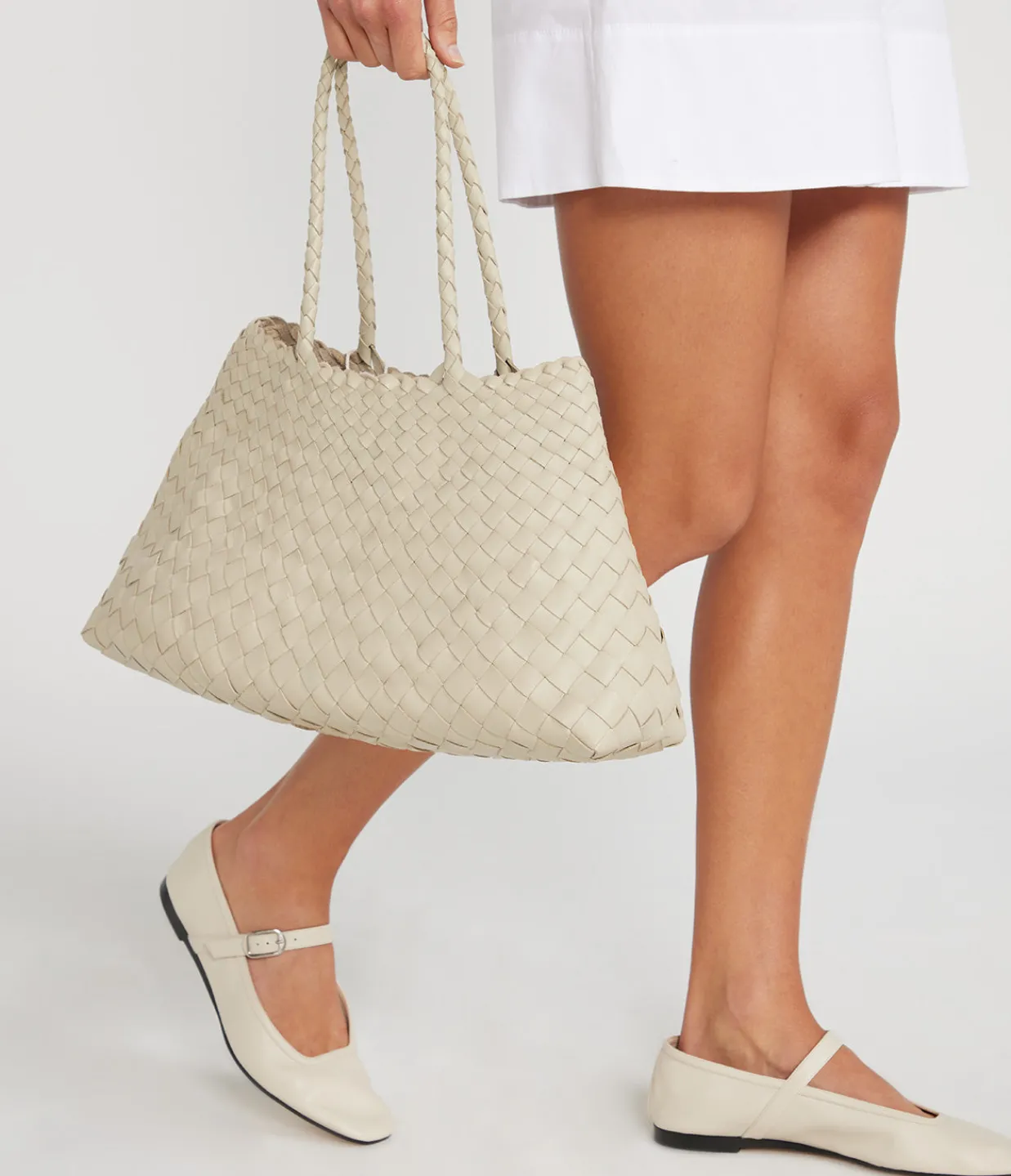 Le Monde Beryl Mary Jane Ballet Flat in Ecru Best Sale