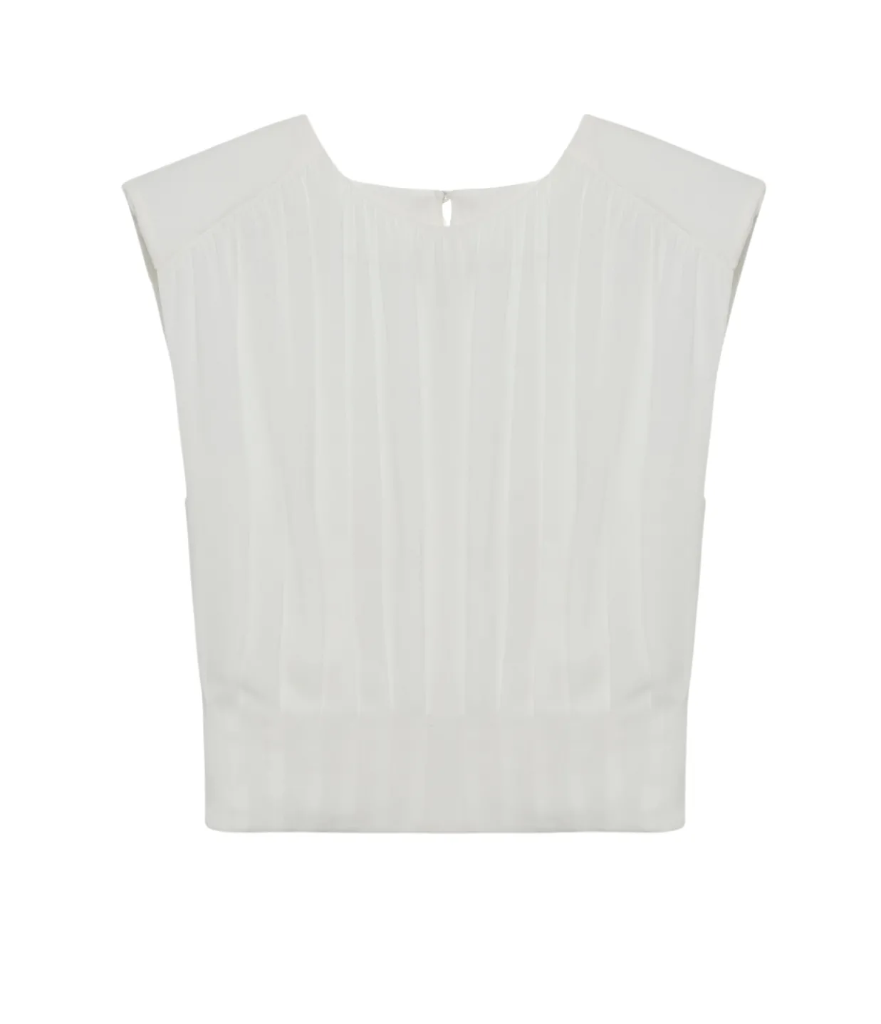 Simkhai Matilda Crop Top in Ivory Best