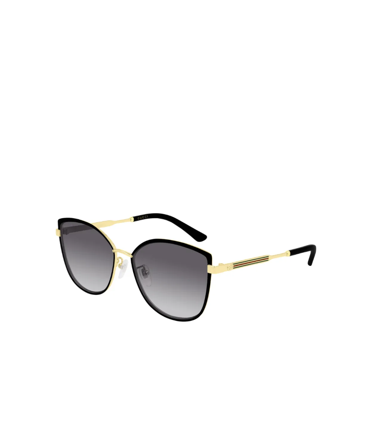 Gucci Metal Large Cat-eye Sunglasses in Black Best Sale