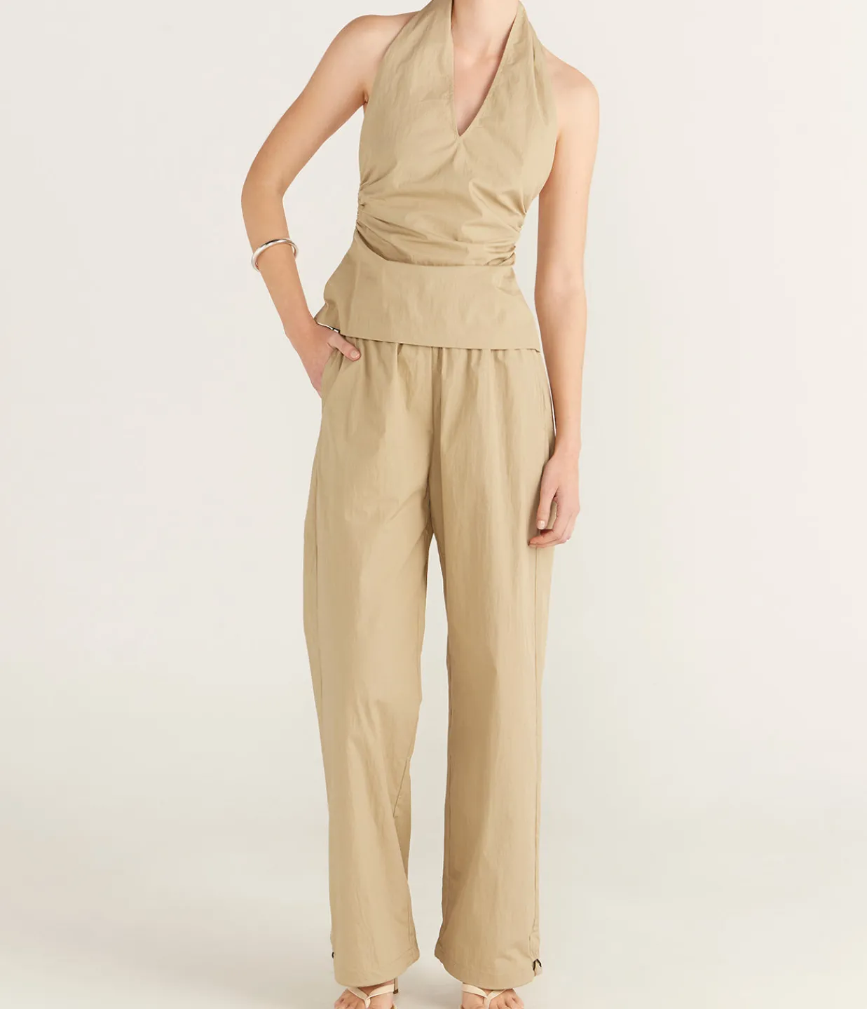 Wynn Hamlyn Mia Top in Tan Cheap
