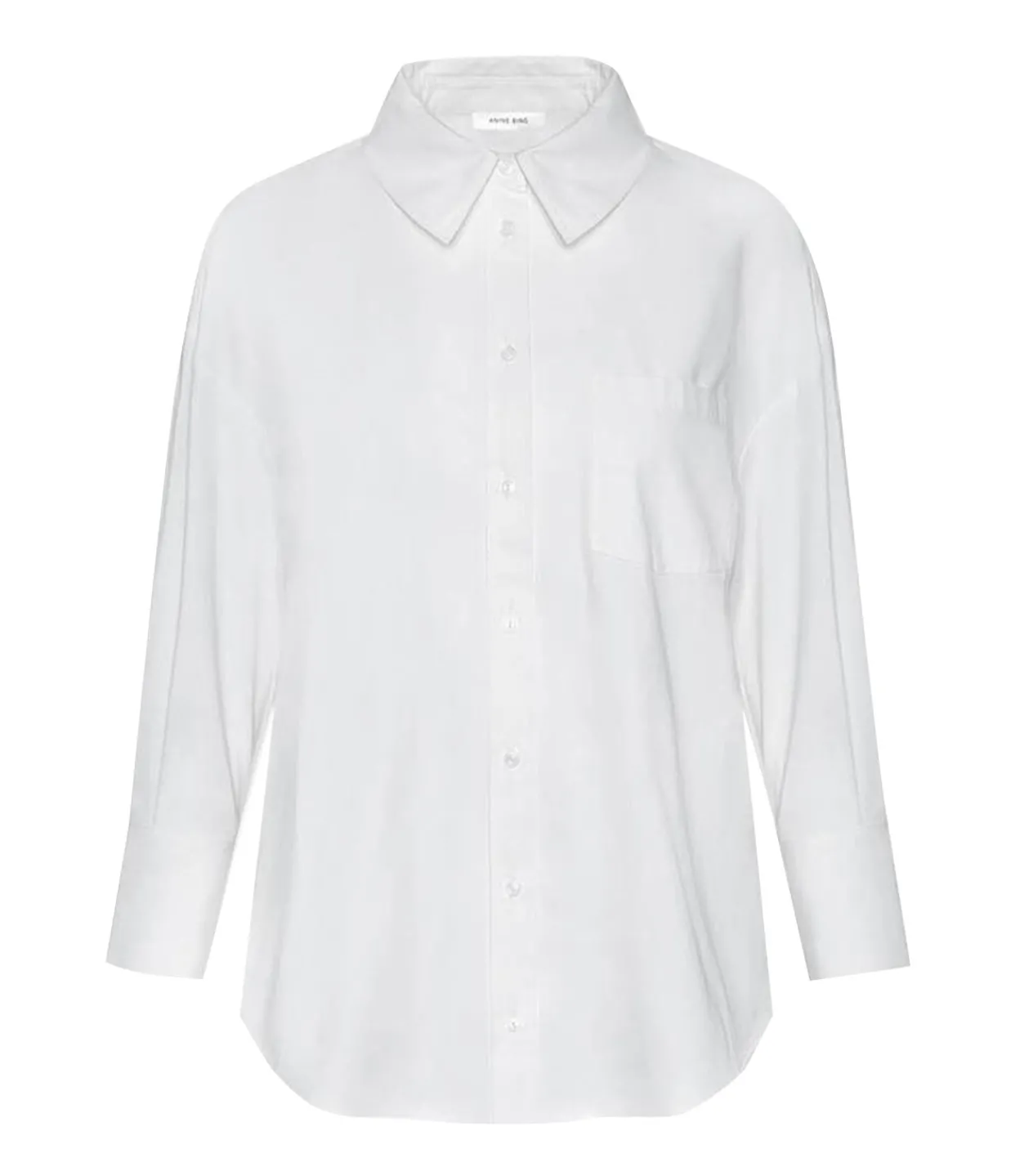 Anine Bing Mika Shirt in White Cheap