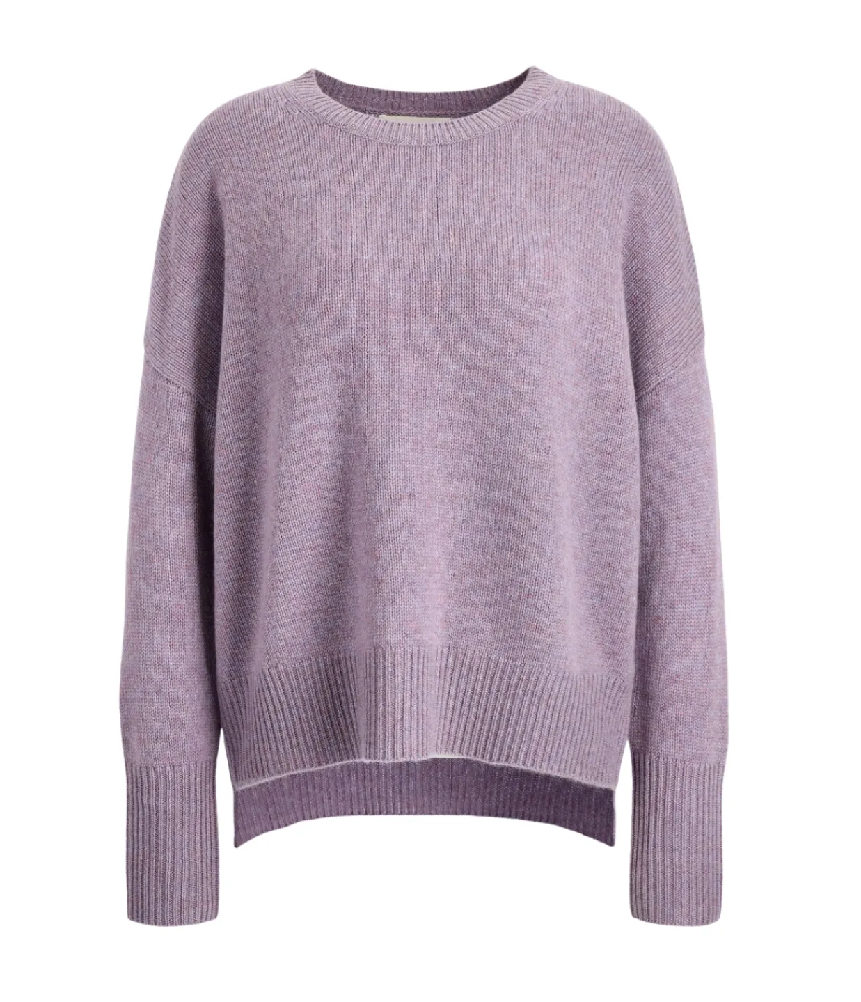 Lisa Yang Mila Round Neck Sweater in Iris Melange Cheap