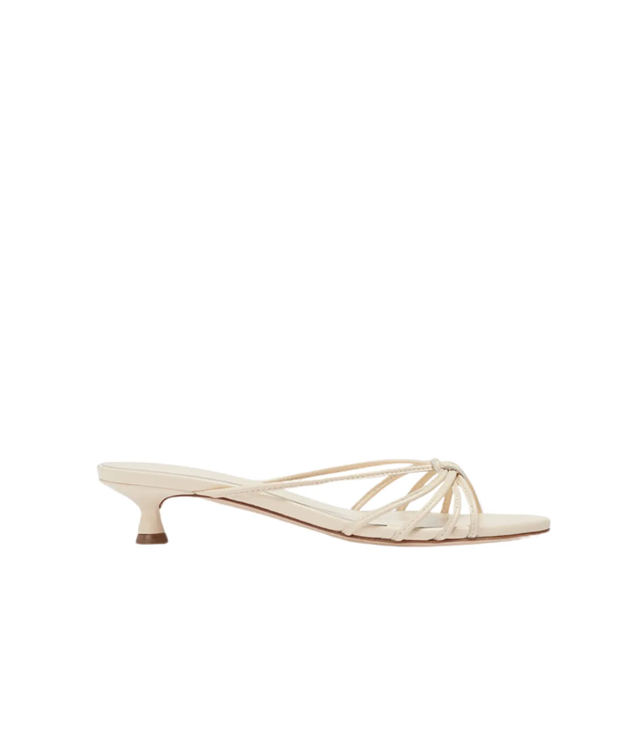 Aeyde Milla Nappa Leather Mule in Creamy Online