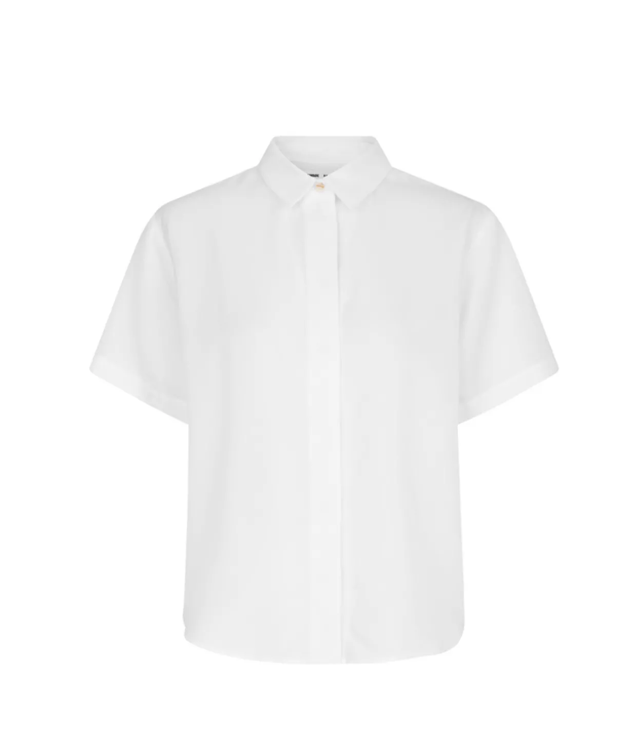 Samsoe Samsoe Mina Short Sleeve Shirt in White Sale