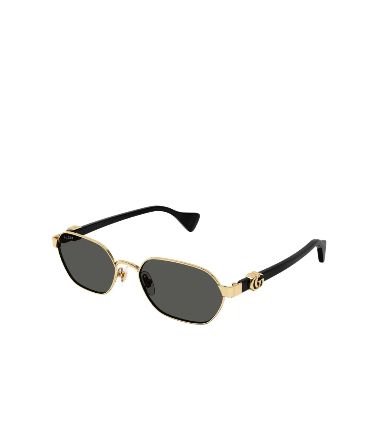 Gucci Mini Running Oval Shaped Sunglasses in Gold Best