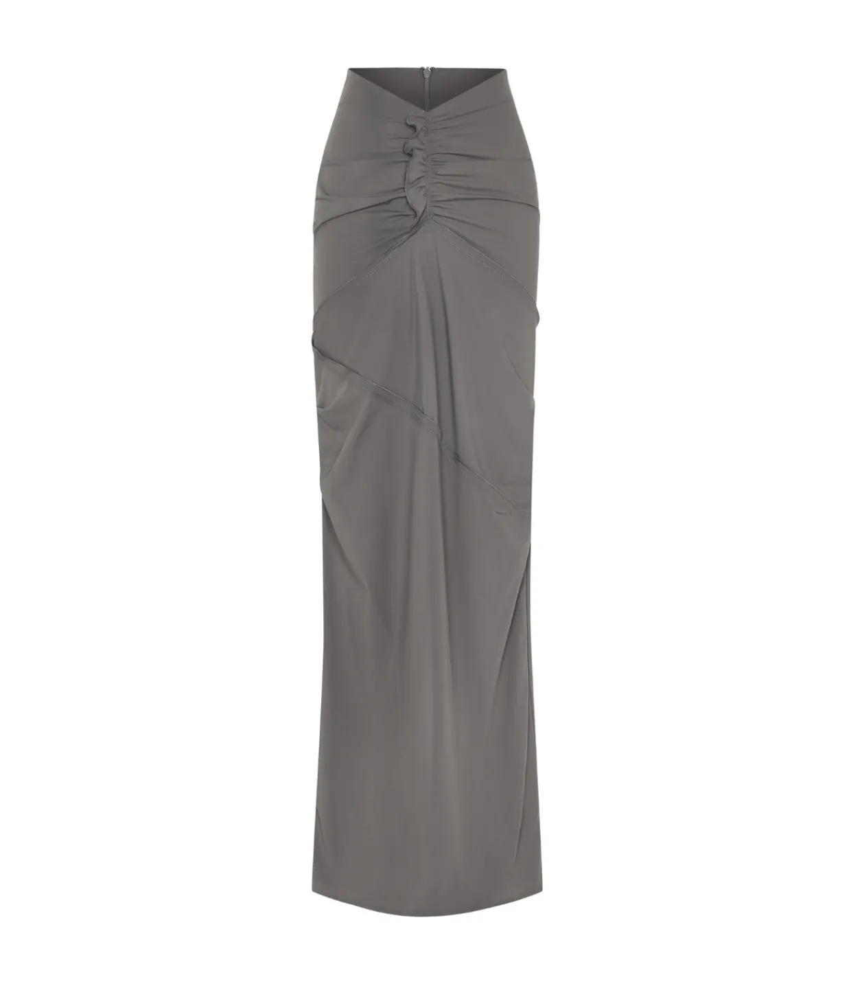 Paris Georgia Minimal Ruffle Skirt in Slate Best Sale