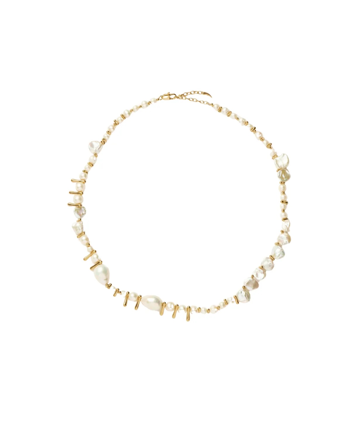 Missoma Mixed Pearl Statement Beaded Bracelet Clearance