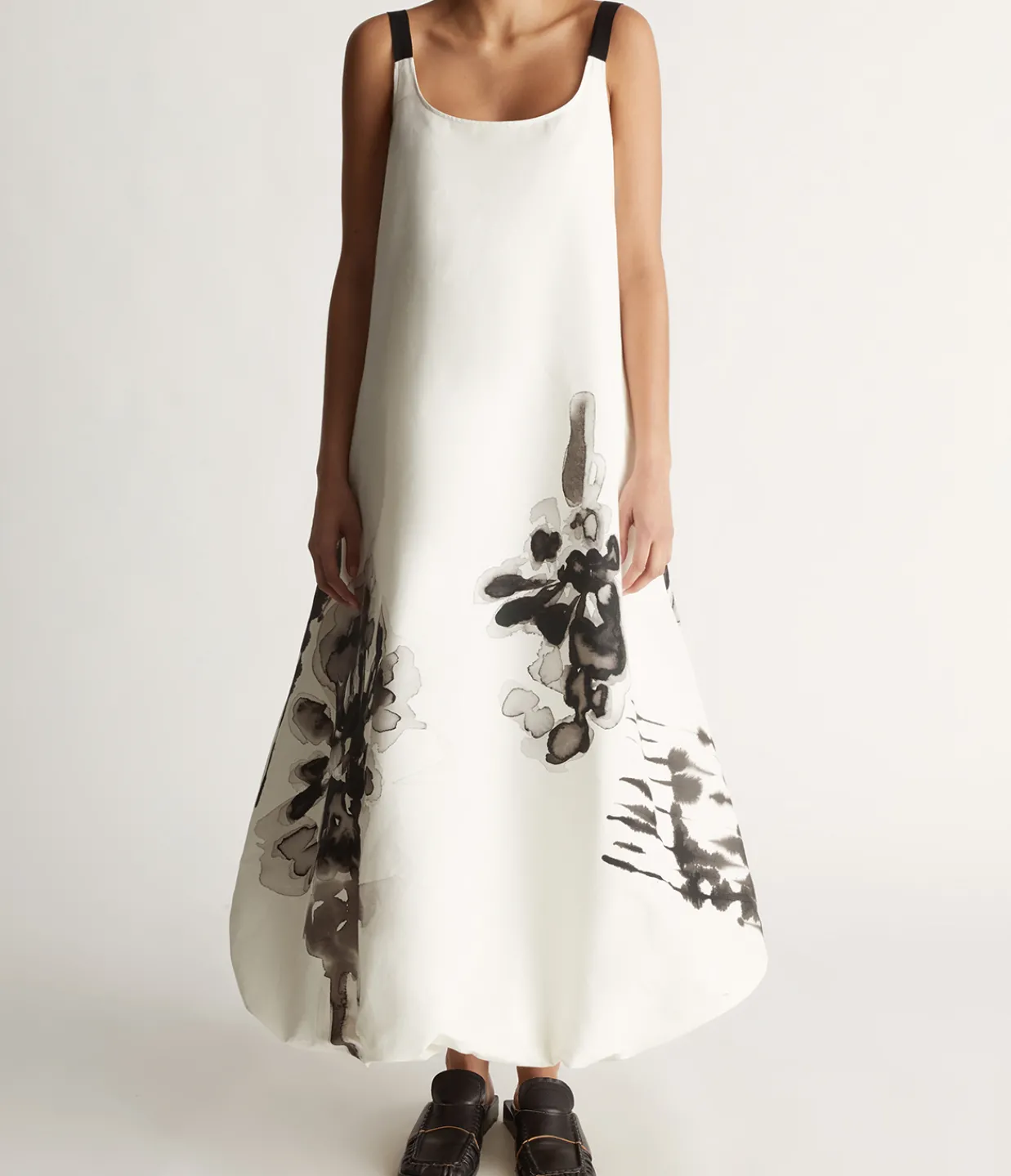 Lee Mathews Morgan Maxi Dress in White Cheap