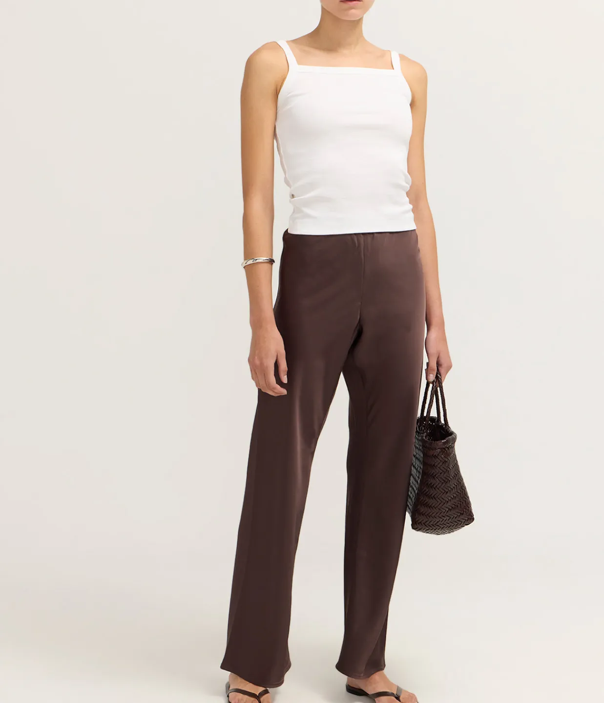 A.Emery Myrna Bias Pant in Chocolate Online