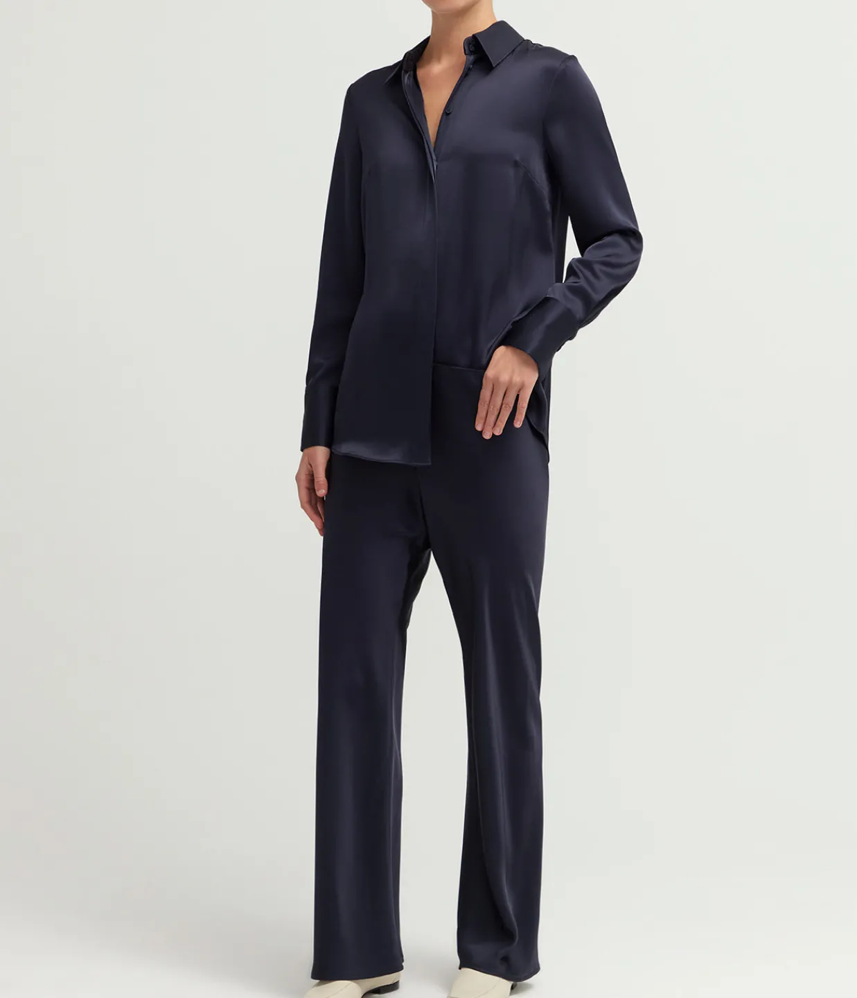 A.Emery Myrna Bias Pant in Midnight Store
