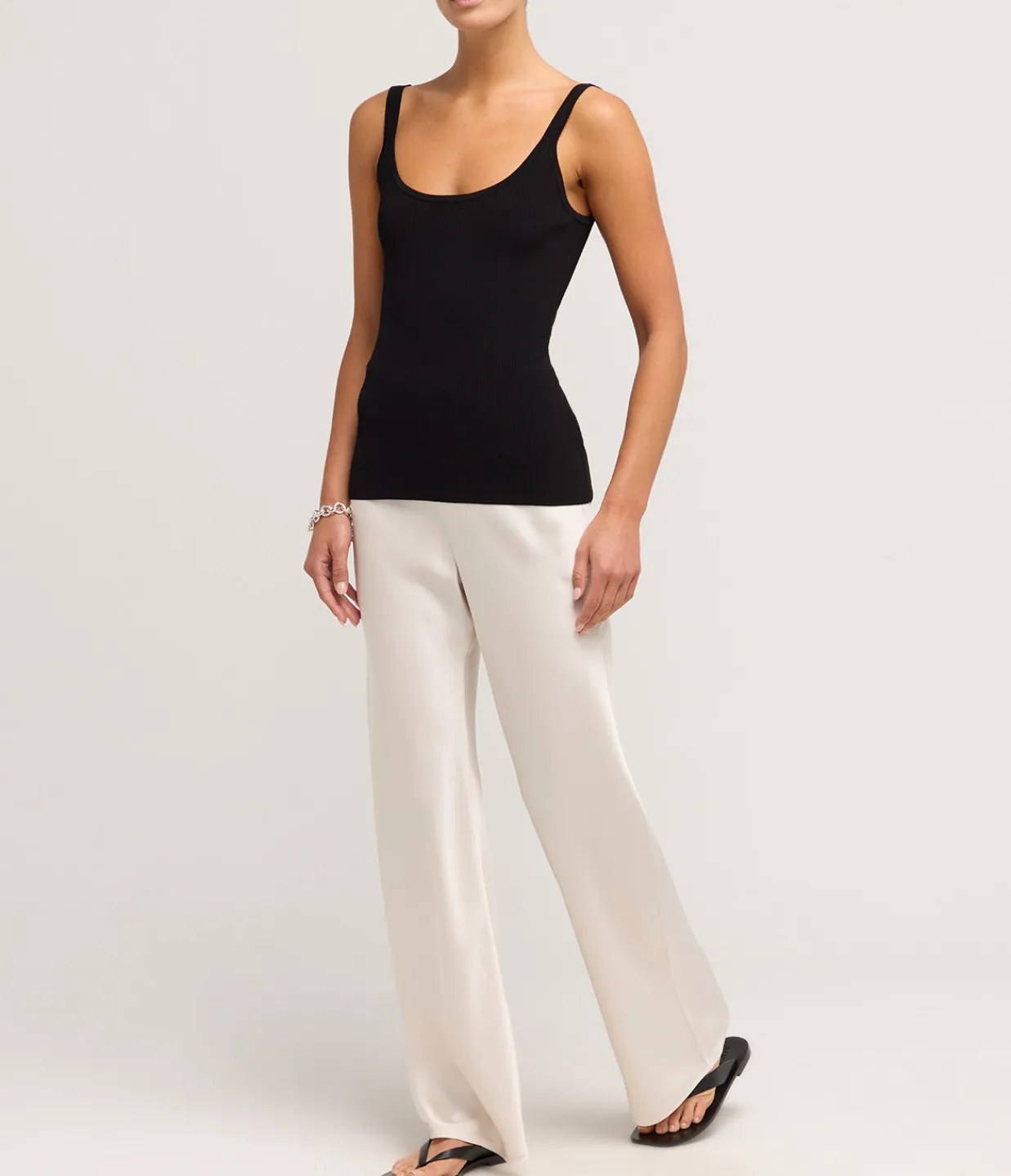 A.Emery Myrna Bias Pant in Oyster Hot