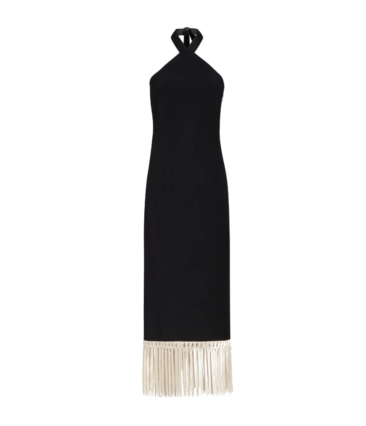 Taller Marmo Nina Fringe Dress in Black Online
