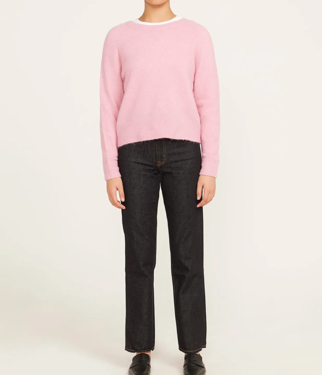 Samsoe Samsoe Nor O Short Knit in Orchid Smoke Fashion