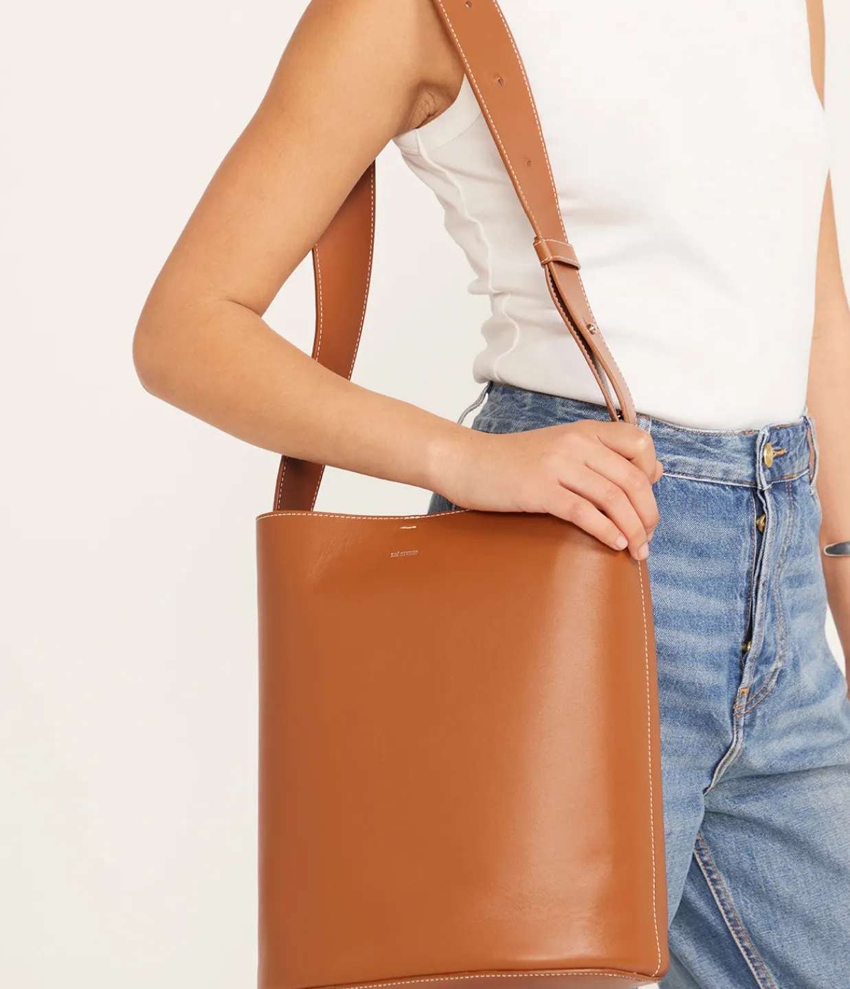 Lie Studio Norma Tote In Toffee Brown Best Sale