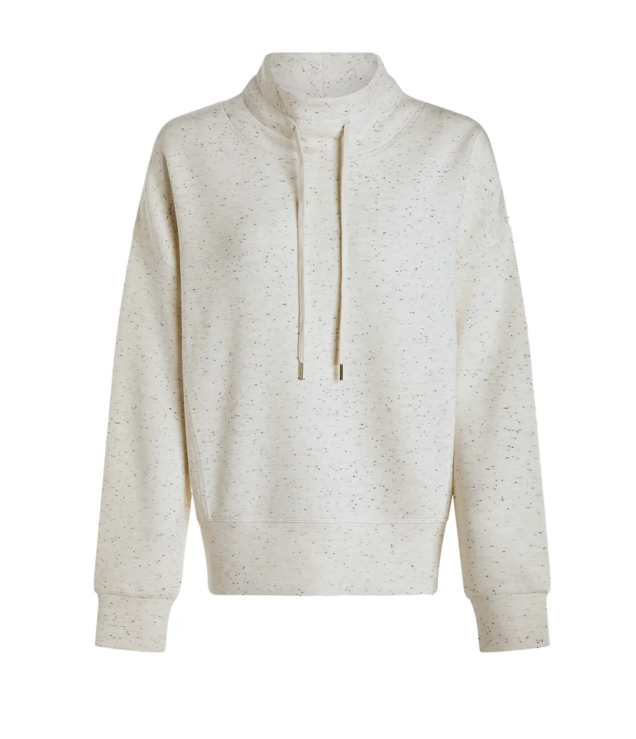 Varley Oakdale Sweat in Ivory Marl Fleck Store