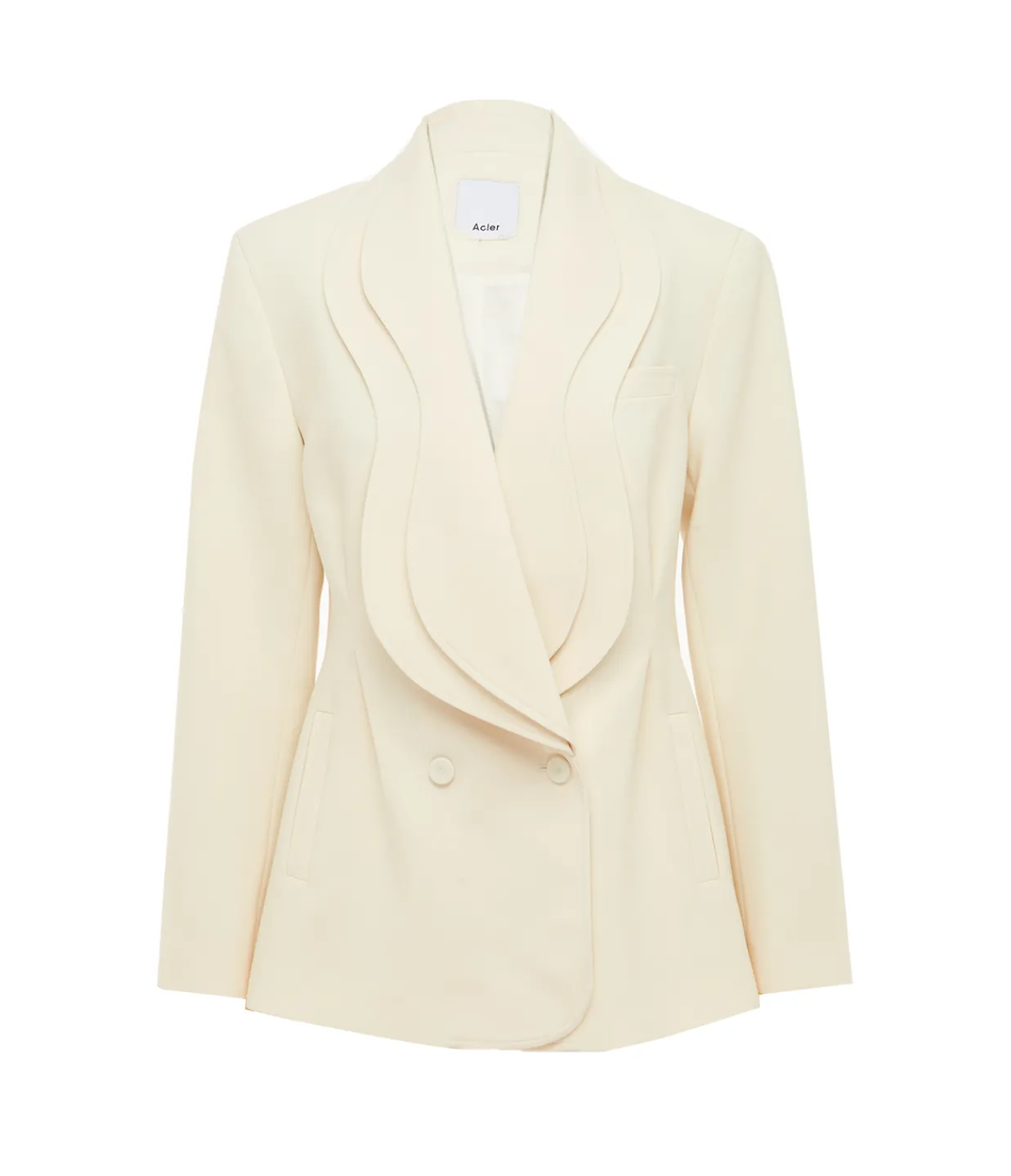 Acler Oatley Blazer in Vanilla Shop