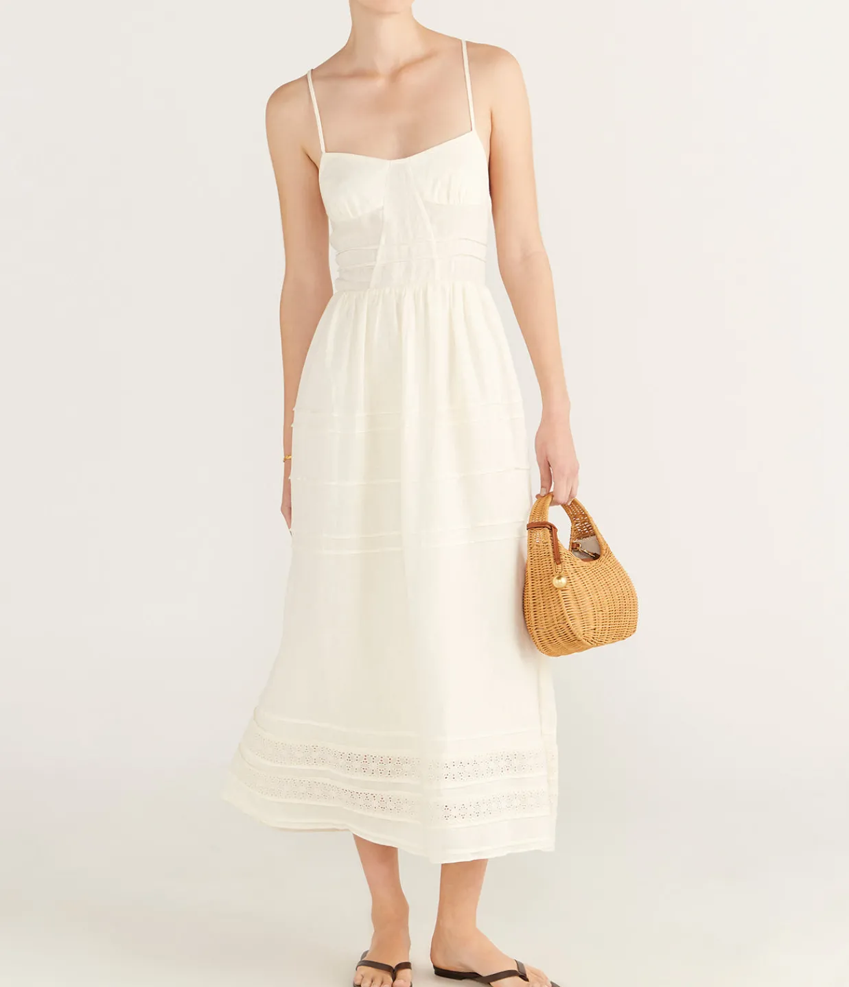 Peony Panelled Midi Dress in Fleur Shop
