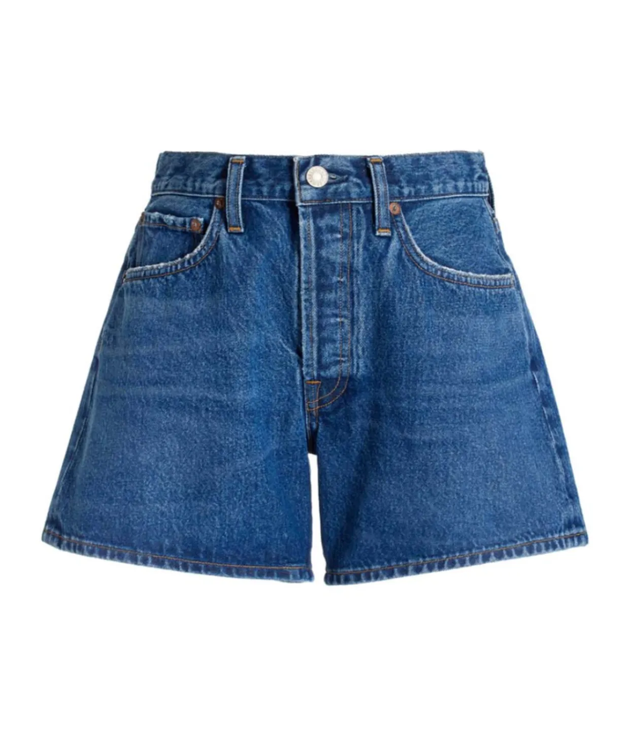 Agolde Parker Long Short in Enamour Fashion
