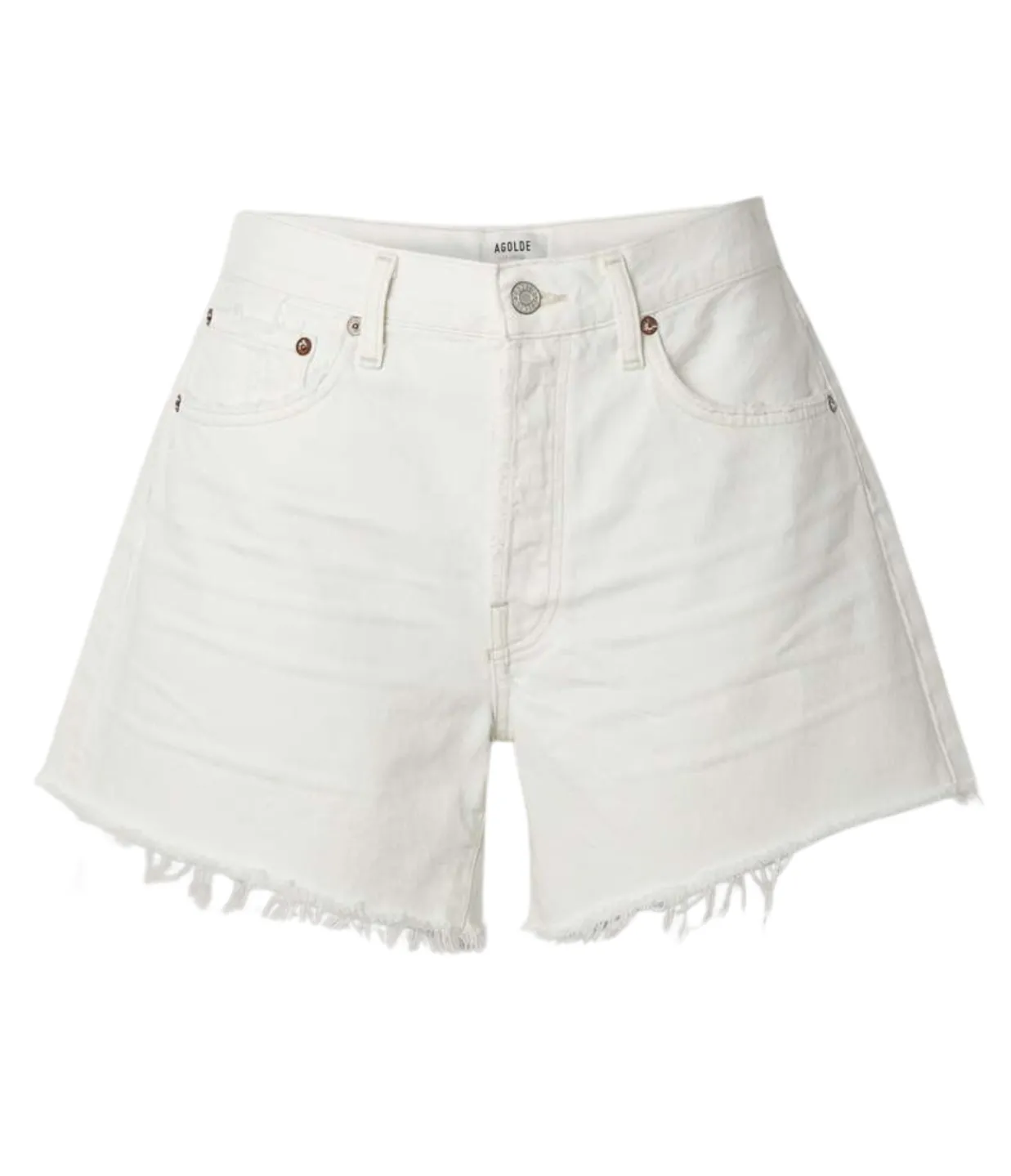 Agolde Parker Long Short in Panna Cotta Cheap