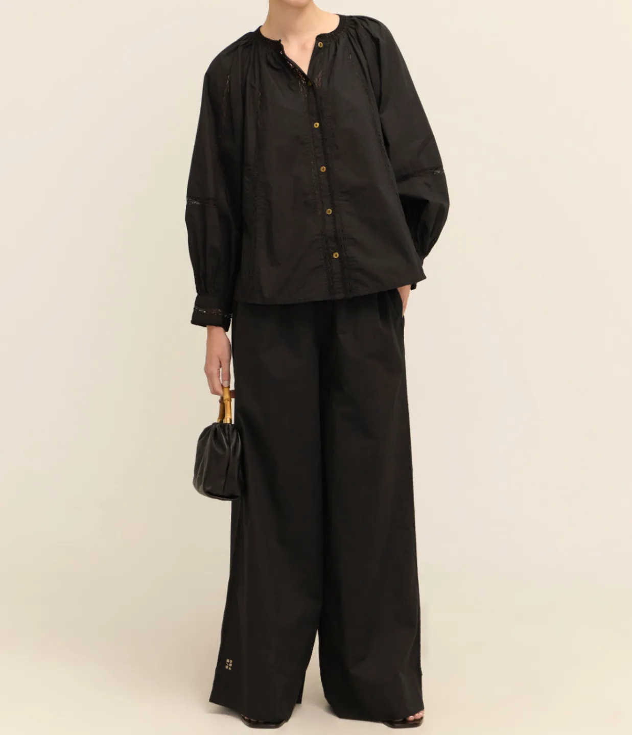 Ilio nema Pelias Pants in Black New
