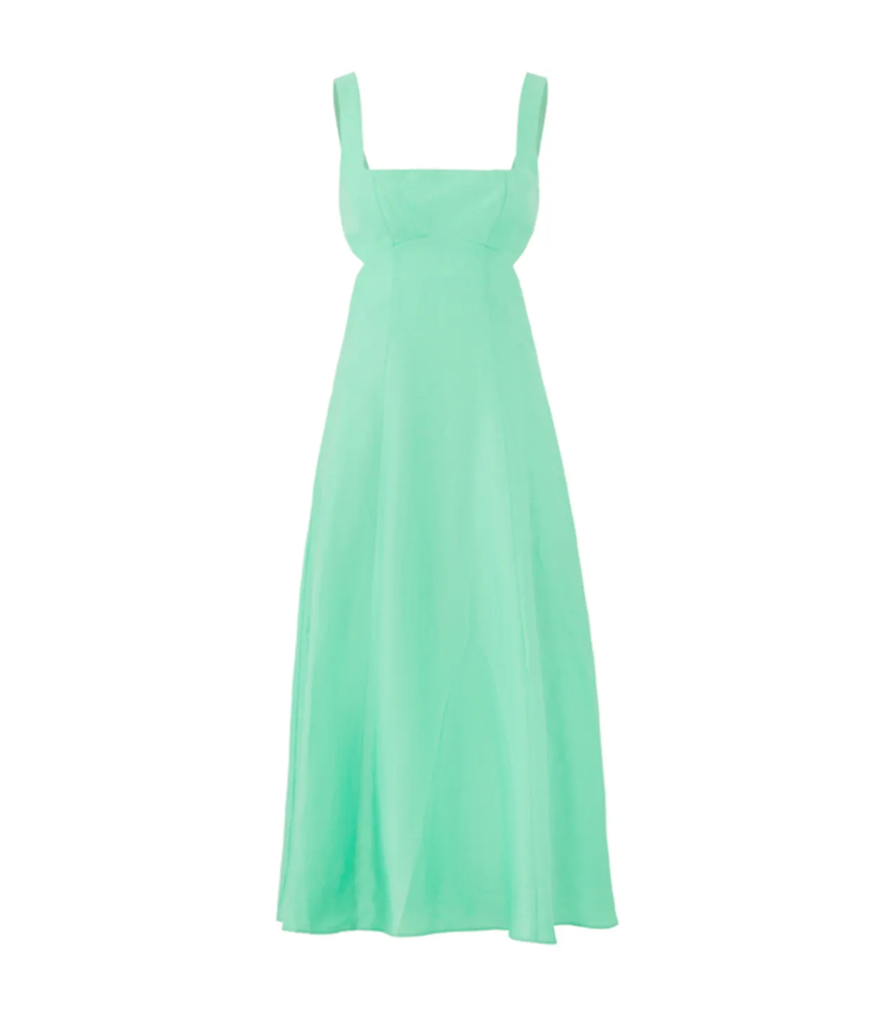 Acler Pennant Midi Dress in Mantis Green Best Sale