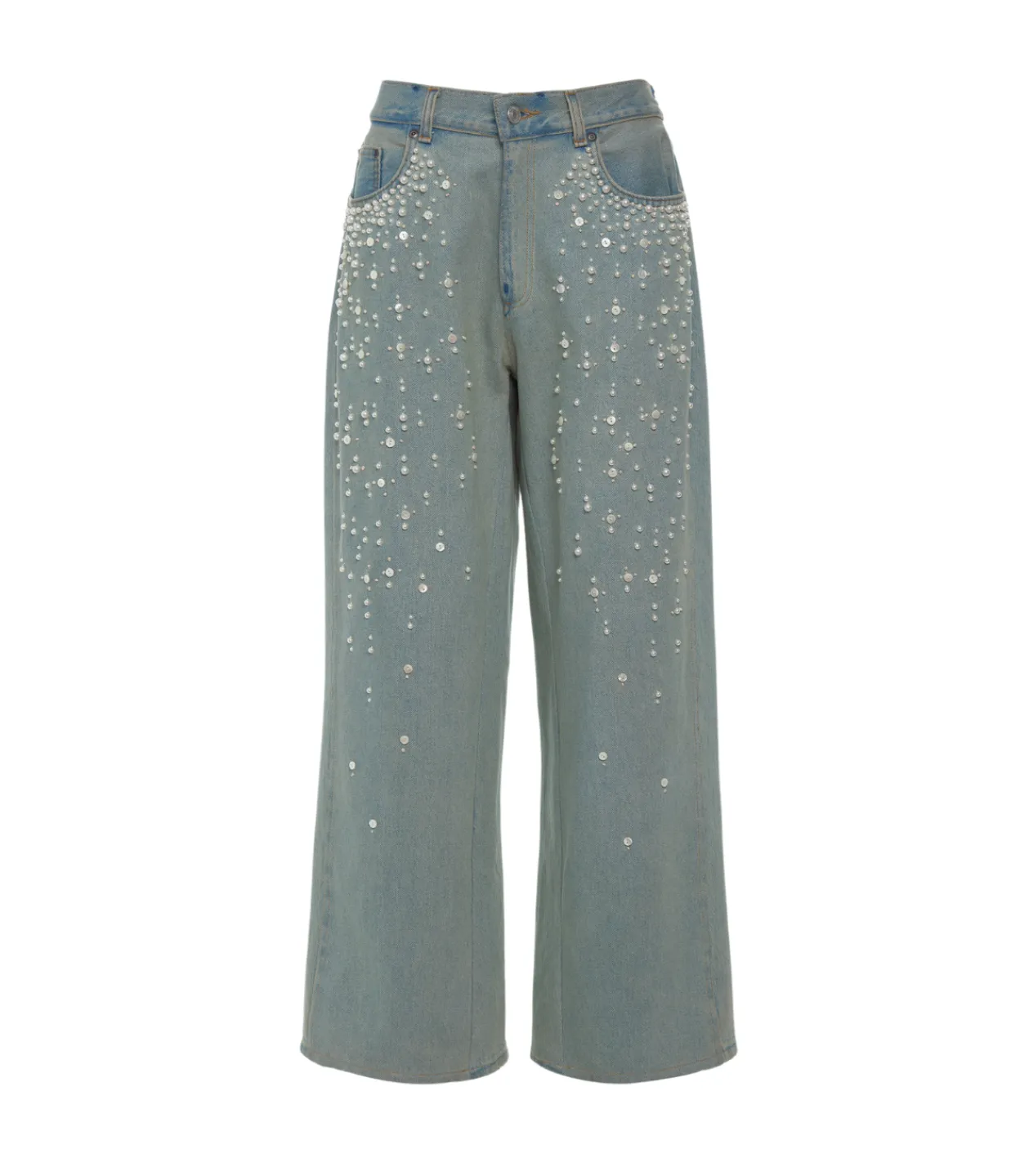 Sea NY Perlette Denim Pants in Blue Store