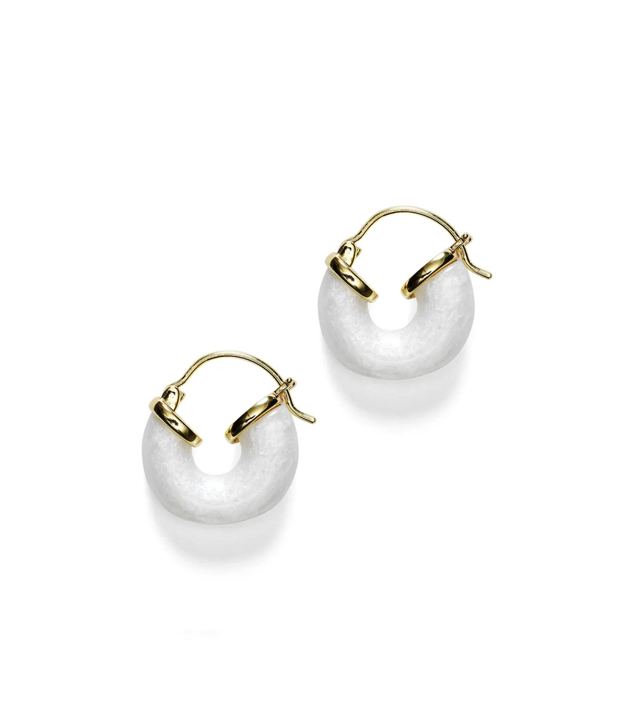 Anni Lu Petit Swell Hoop in White Online