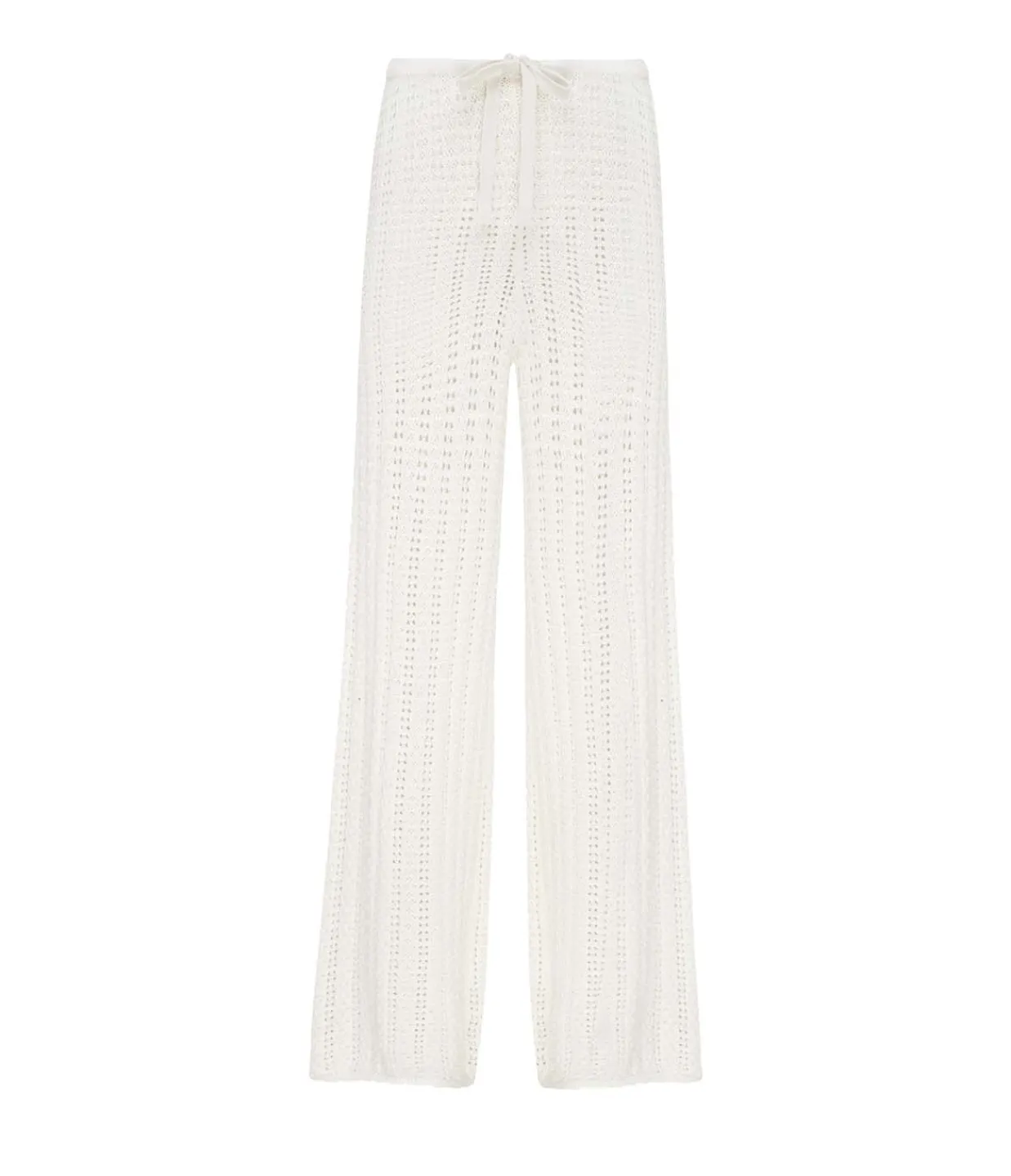 Peony Pointelle Culotte Pants in Seashell Fashion